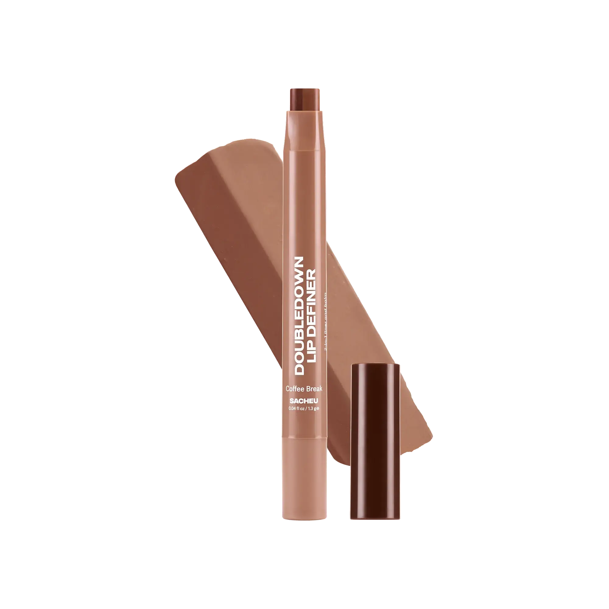 Sacheu Beauty DoubleDown Lip Definer 04 Coffee Break
