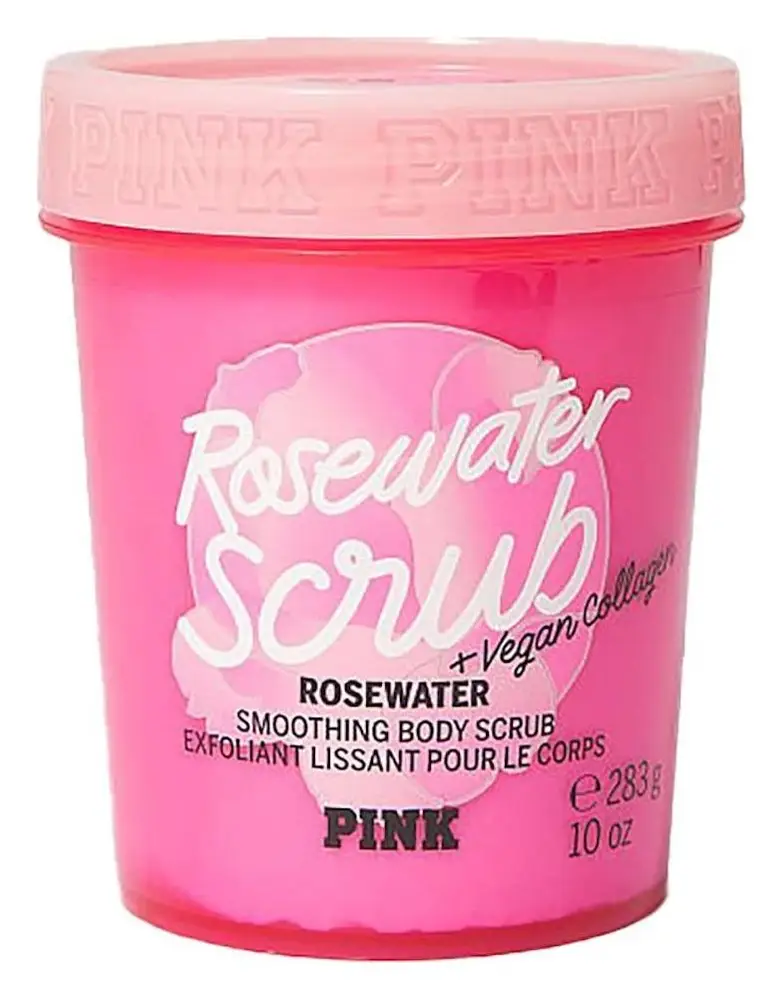 Victoria’s Secret Pink Body Scrub Rosewater Smooting