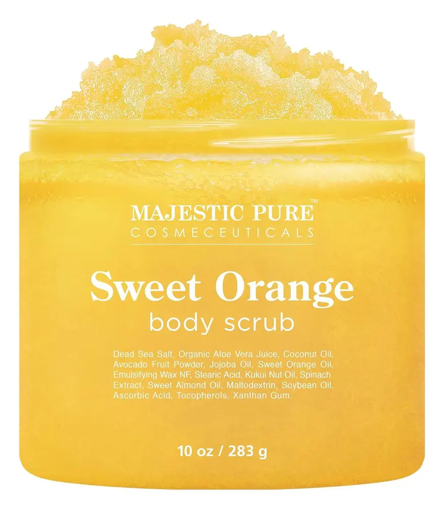 Majestic Pure Cosmeceuticals Sweet Orange Body Scrub