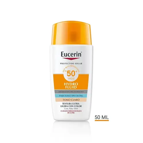 Eucerin Sun Hydro Fluid Tinted Sunscreen SPF50+ Light