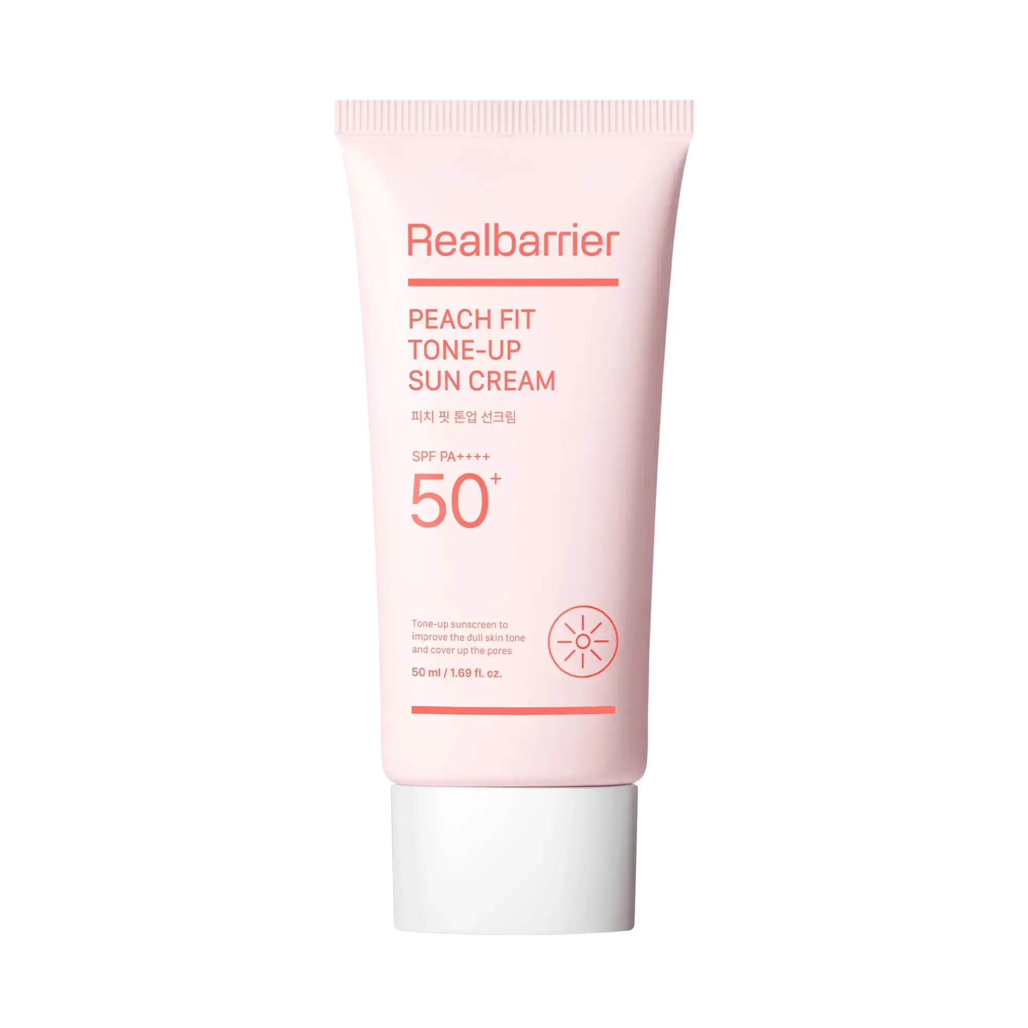 Real Barrier Peach Fit Tone-Up Sun Cream SPF 50+ PA++++