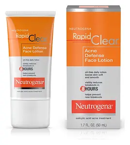 Neutrogena Rapid Clear Acne Defense Oil-Free Face Lotion
