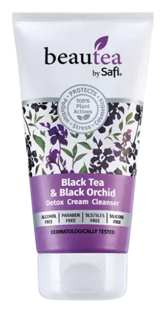 Safi Beautea Black Tea & Black Orchid Detox Cream Cleanser