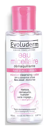 Evoluderm Micellar Cleansing Water Dry & Sensitive Skin