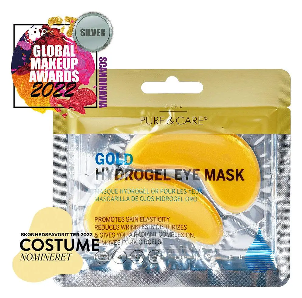 Puca – Pure & Care Hydrogel Eye Mask Gold