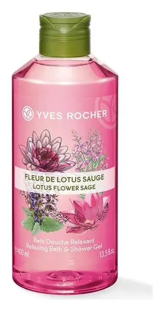 Yves Rocher Relaxing Bath & Shower Gel Lotus Flower Sage