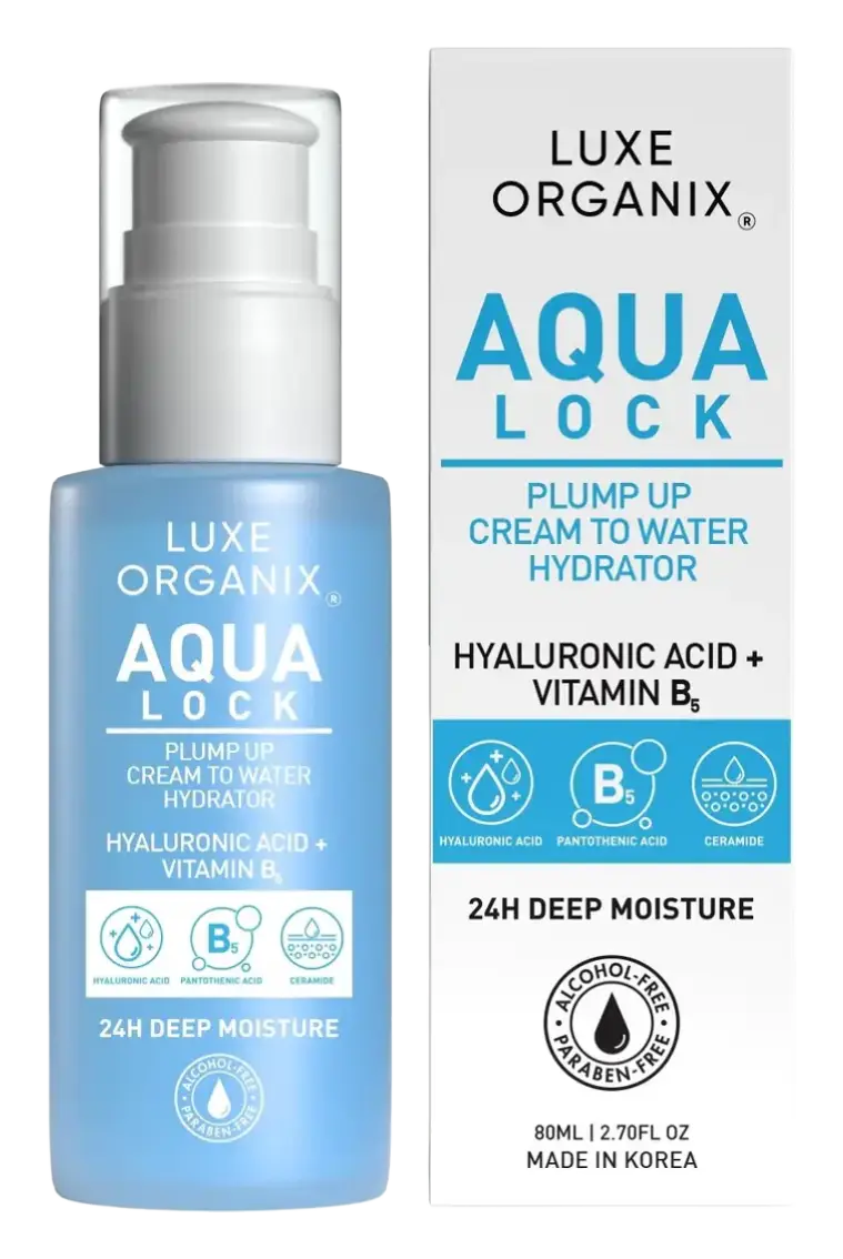 Luxe Organix Aqua lock Cream to Water