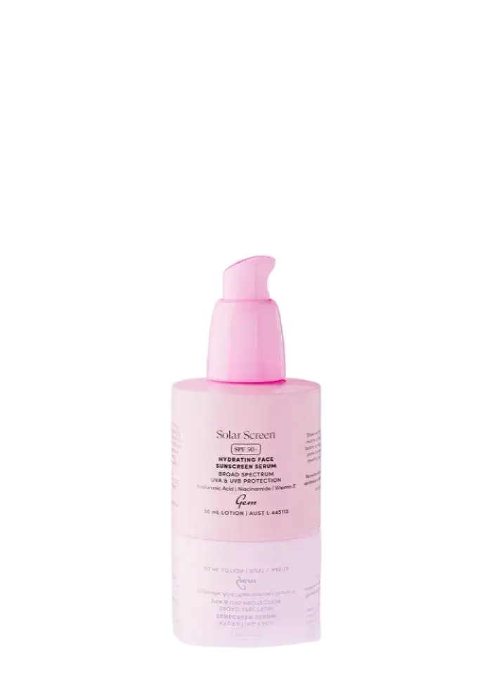 Gem Solar Screen Hydrating Face Sunscreen Serum  SPF 50+