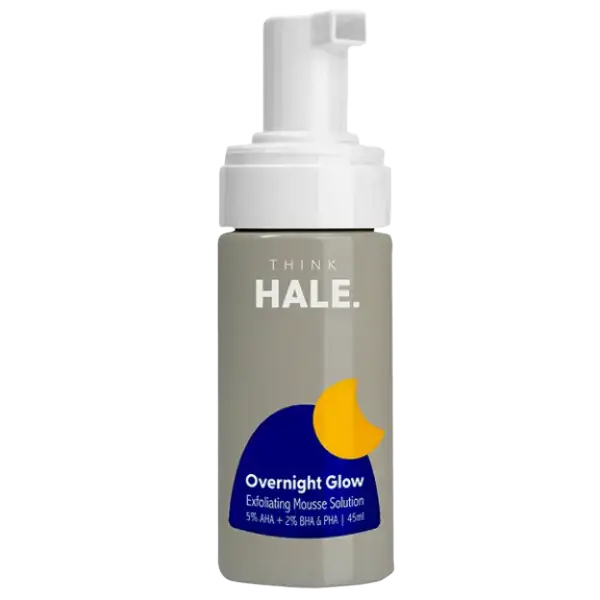 HALE Overnight Glow Exfoliating Mousse Solution