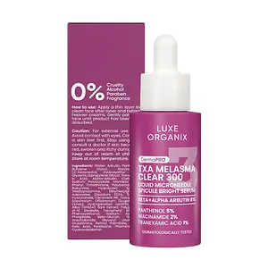 Luxe Organix Dermapro TXA Melasma Clear 300 Liquid Microneedle Spicule Bright Serum