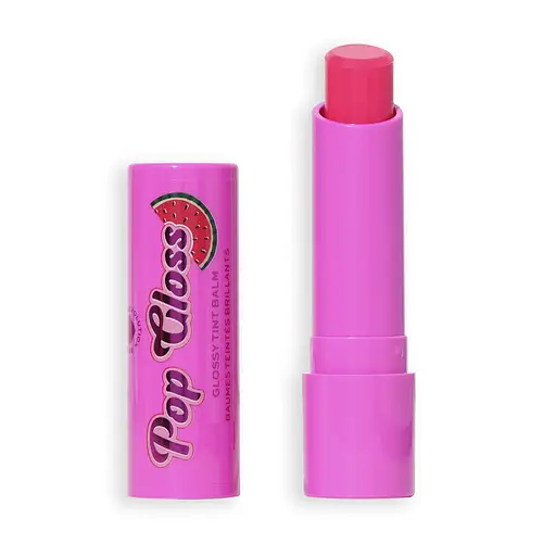 Revolution Beauty I Heart Revolution Pop Gloss Lip Balm Watermelon Pink