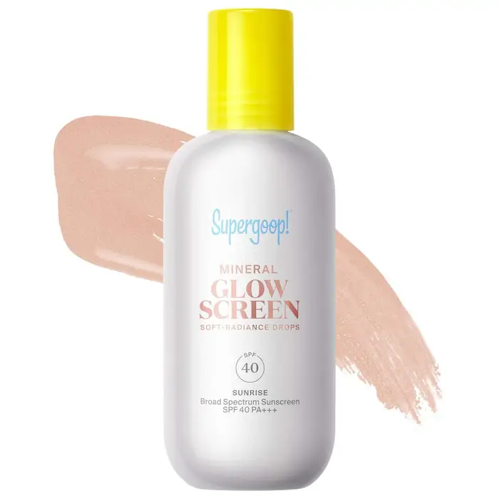 Supergoop! Mineral Glowscreen Soft-Radiance Drops SPF 40 PA+++ Sunrise