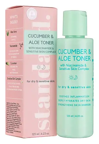 Standard Skin and Beauty Cucumber & Aloe Toner with Niacinamide