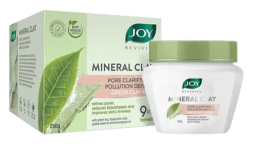 Joy Beautiful By Nature Revivify Green Clay Pore Minimizing & Pollution Defence Mask