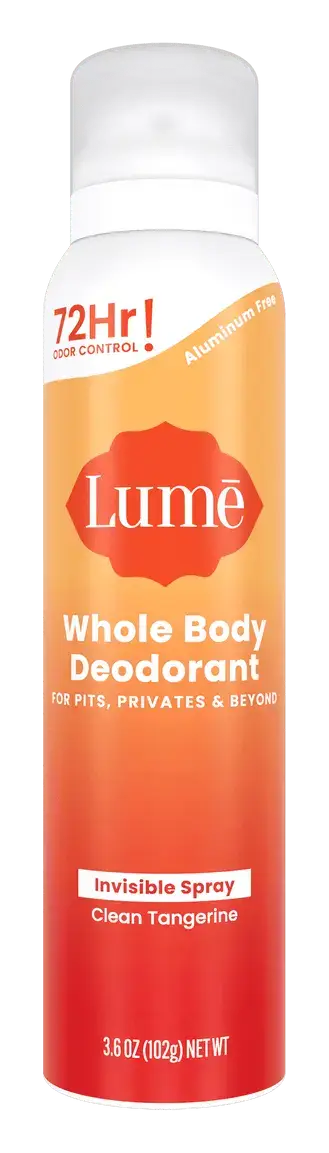 Lume Invisible Spray Deodorant Clean Tangerine