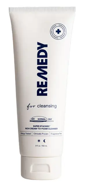 Remedy Super Stacked Rich Cream-To-Foam Cleanser
