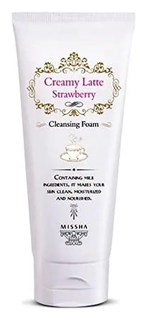 Missha Creamy Latte Strawberry Cleansing Foam