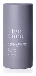 Cleo+Coco Charcoal Deodorant Unscented