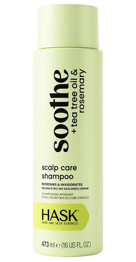 Hask Soothe + Tea Tree Oil & Rosemary Scalp Care Shampoo