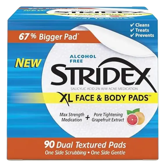Stridex XL Face & Body Pads