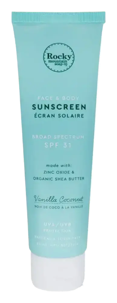 Rocky Mountain Soap Face & Body Sunscreen SPF 31