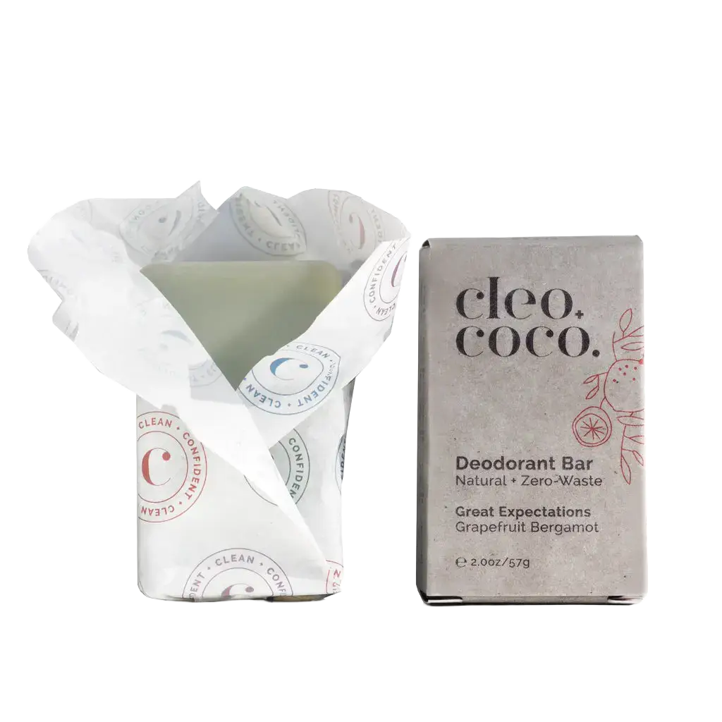 Cleo+Coco Deodorant Bar Grapefruit Bergamot