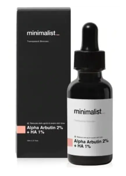 Minimalist Alpha Arbutin 2% + Hyaluronic Acid 1%