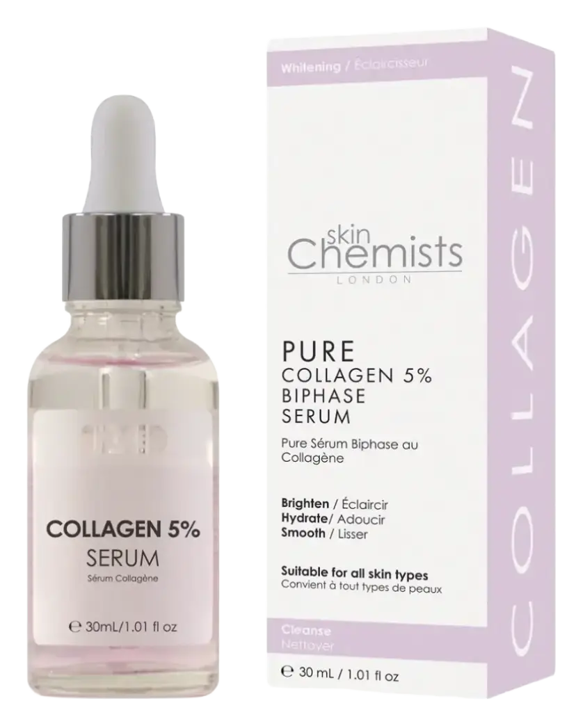 skinChemists Pure Collagen 5% Biphase Serum