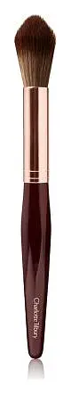 Charlotte Tilbury Powder & Sculpt Brush Rose Gold & Night Crimson