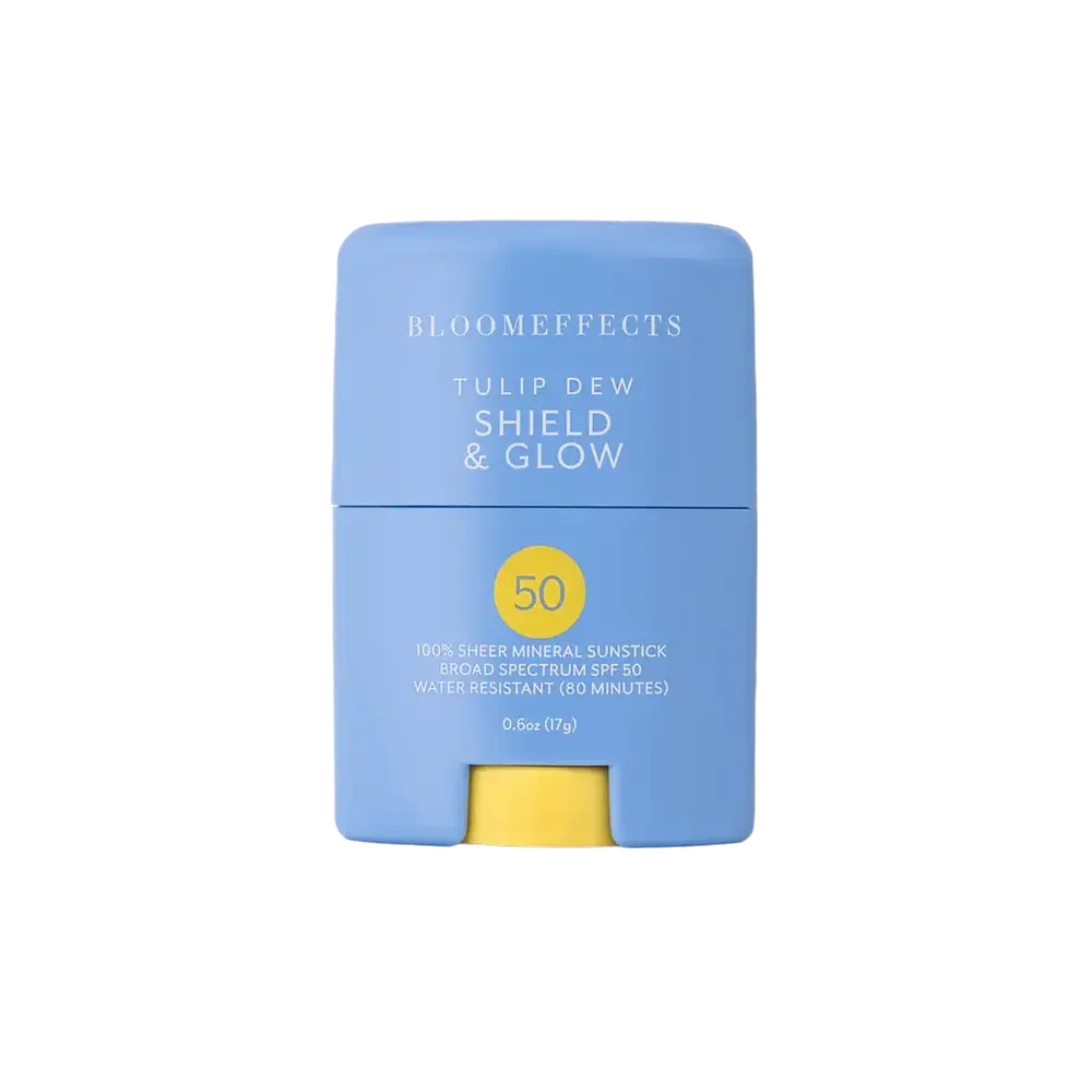 Bloom Effects Tulip Dew Shield & Glow 100% Sheer Mineral Sunstick SPF 50
