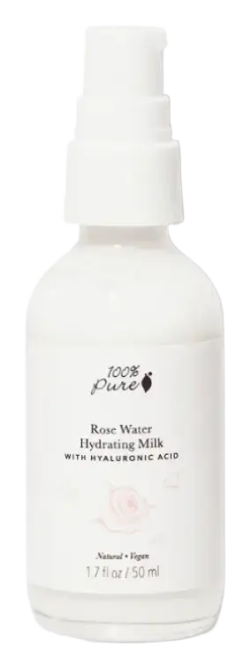 100% Pure Rose Water Hydrating Milk