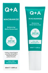 Q + A Niacinamide SPF 50 Balancing Daily Sunscreen