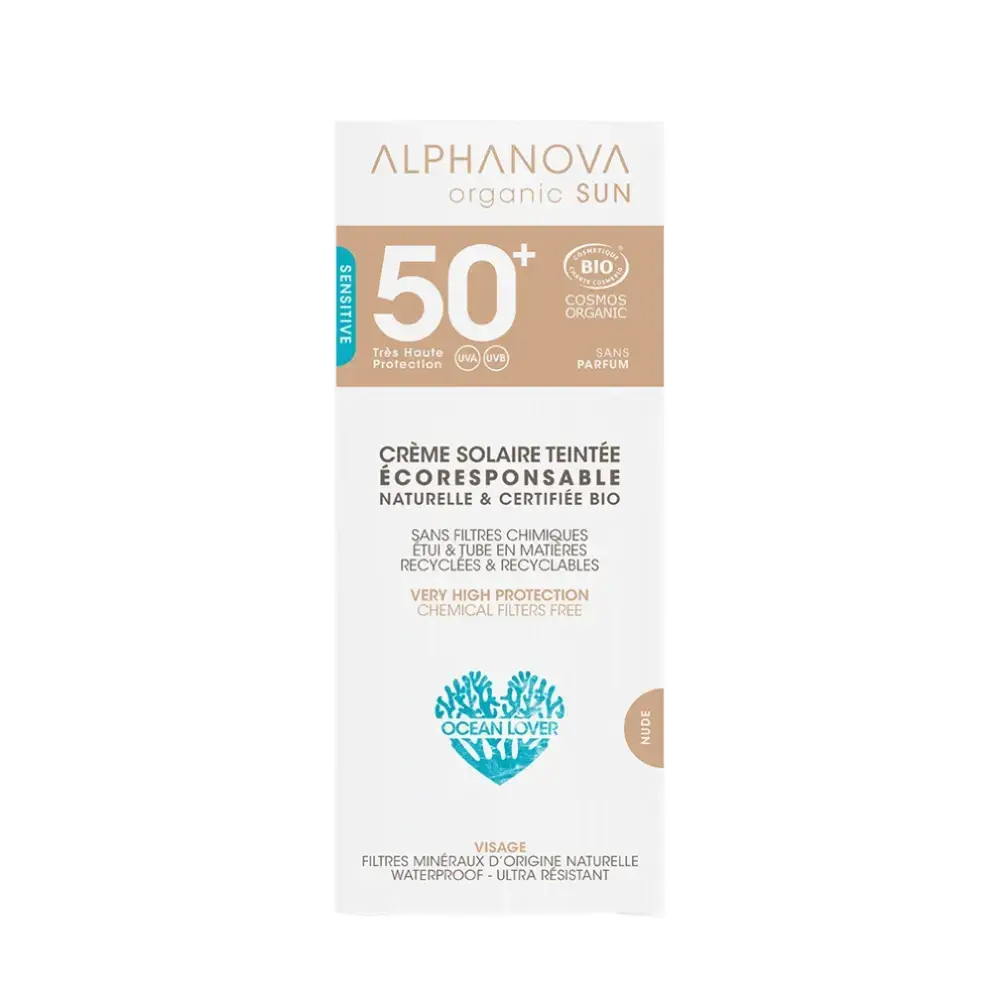 Alphanova Crème Solaire Teintée  SPF 50+ Nude