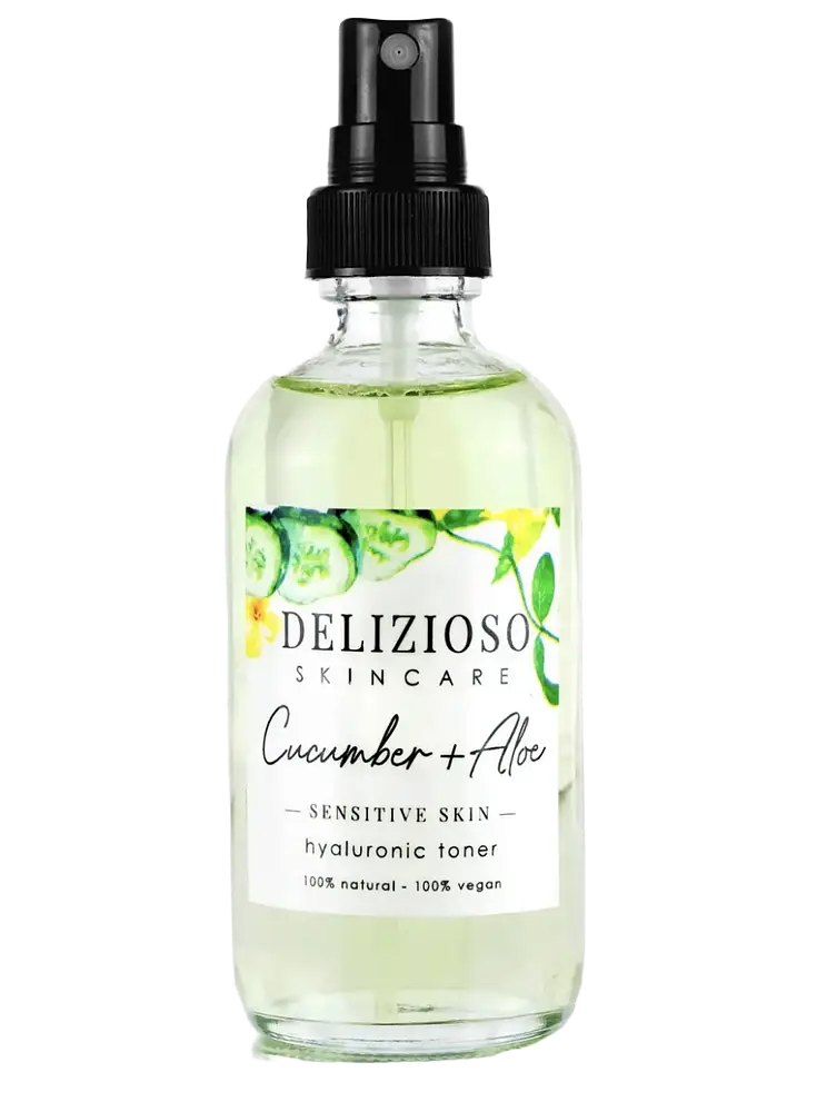 Delizioso Cucumber & Aloe Sensitive Skin Hyaluronic Toner