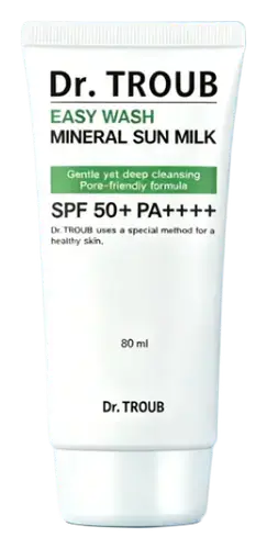 Sidmool Dr. Troub Easy Wash Mineral Sun Milk SPF50+ PA++++