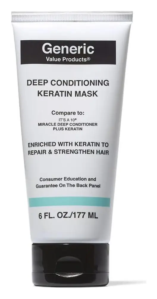 Generic Value Products Deep Conditioning Keratin Mask Compare To It's A 10 Miracle Deep Conditioner Plus Keratin