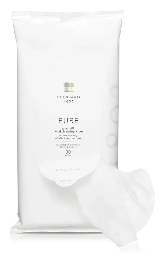 Beekman 1802 Facial Cleansing Wipes Pure