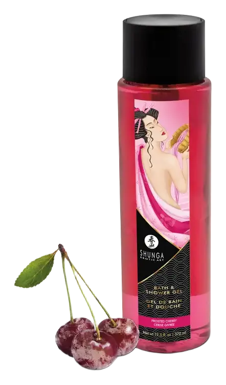 Shunga Bath & Shower Gel Blazing Cherry