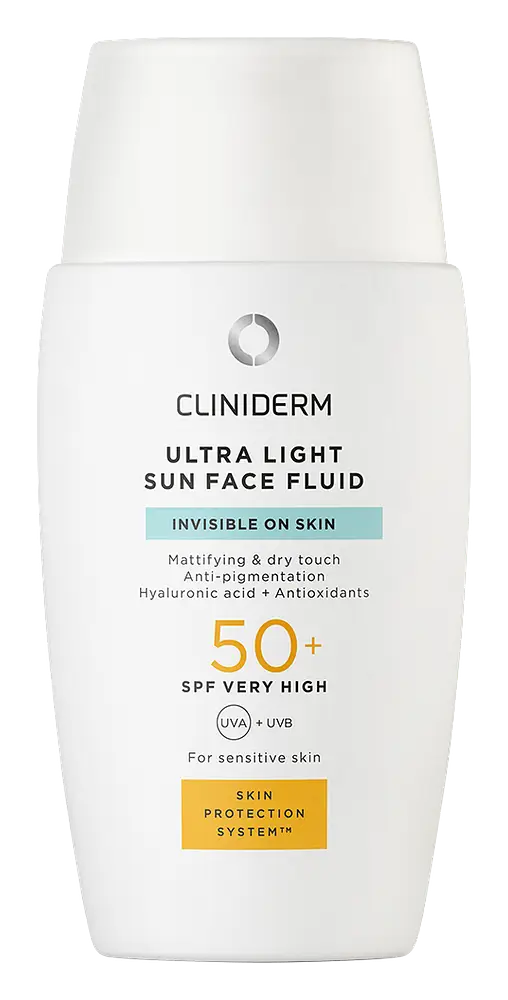 Cliniderm Ultra Light Sun Face Fluid SPF 50+
