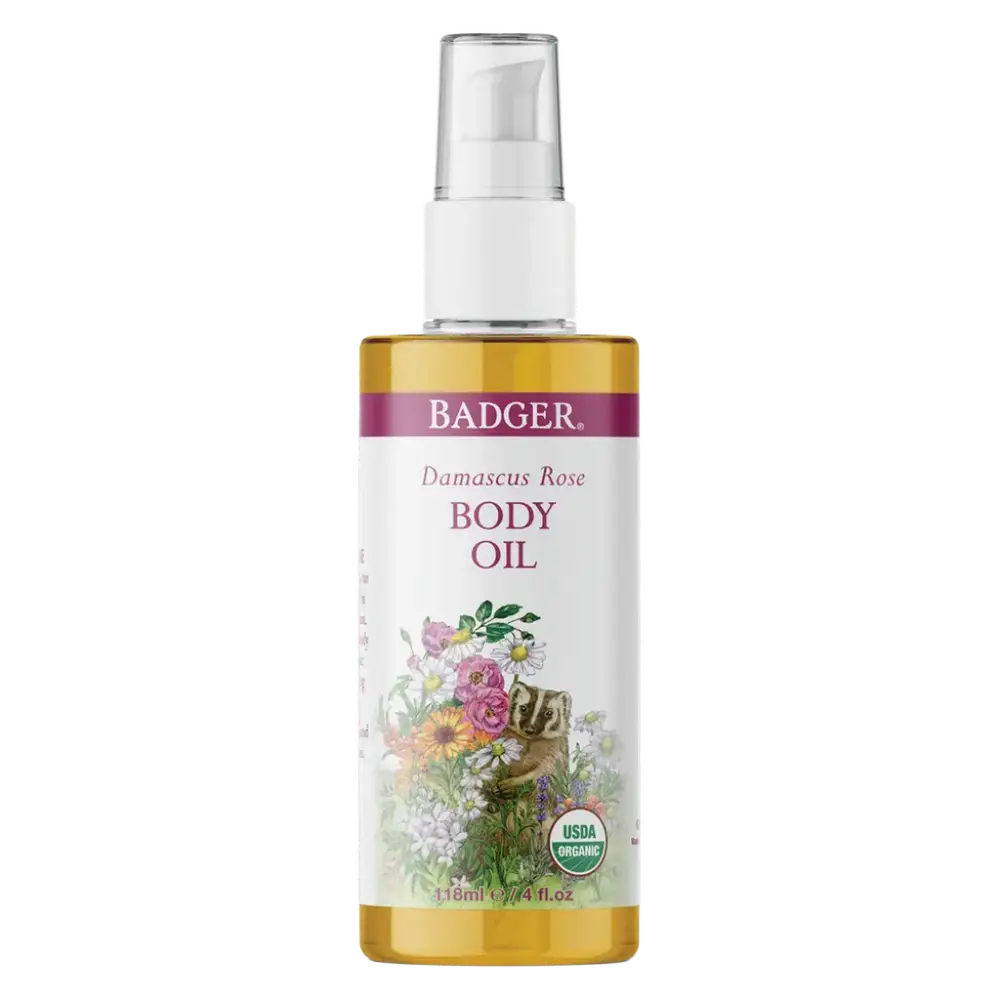 Badger Rose Body Oil