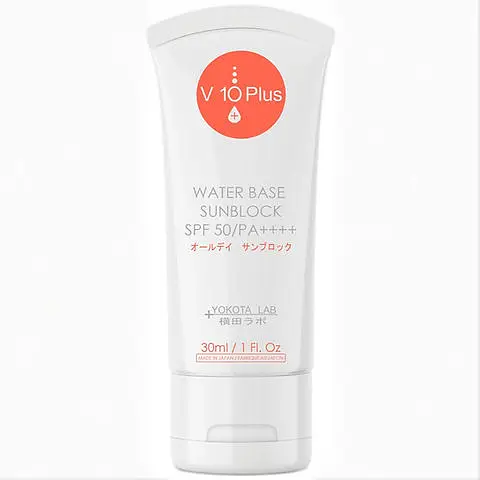 V 10 Plus Water Base Sunblock SPF 50/PA ++++