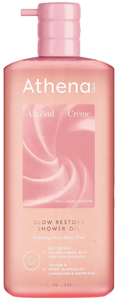 Athena Club Glow Restore Shower Oil Almond Crème