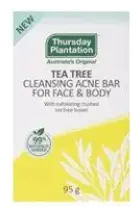 Thursday Plantation Tea Tree Cleansing Acne Bar For Face & Body