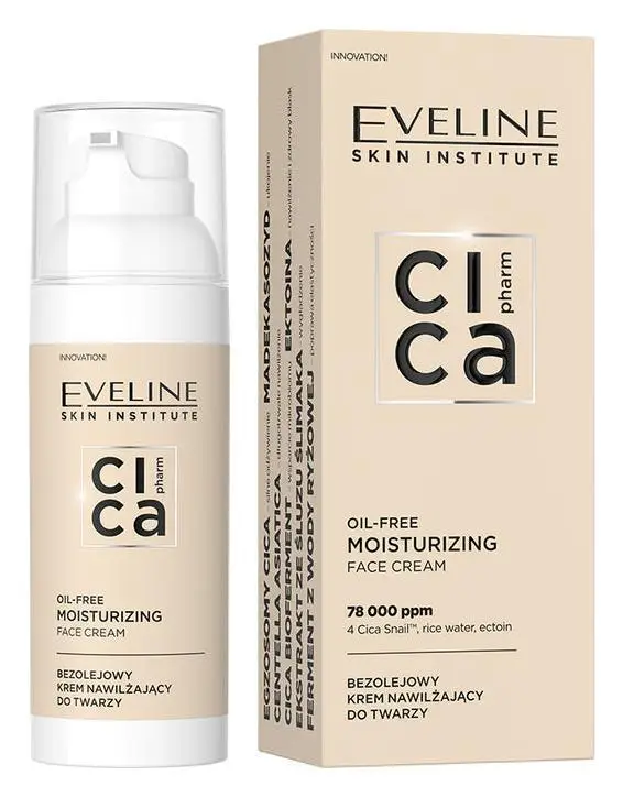 Eveline Skin Institute Cica Pharm Oil-Free Moisturizing Face Cream