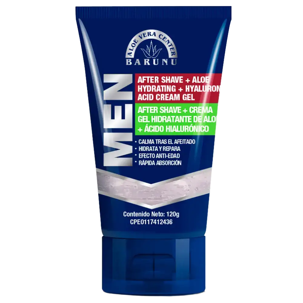 Barunu After Shave + Aloe Hydrating + Hyaluronic Acid Cream Gel