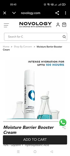 Novology 10%glycerin + Hydroxostearic acid