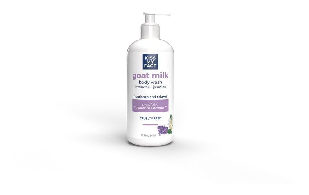 Kiss My Face Goat Milk Body Wash Lavender + Jasmine