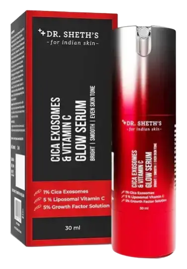 Dr. Sheth's Cica Exosomes & Vitamin C Glow Serum