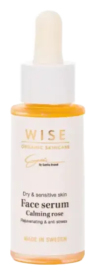 Wise Organic Skincare Face Serum Calming Rose