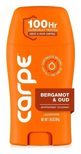 Carpe Antiperspirant Underarm Deodorant Bergamot & Oud